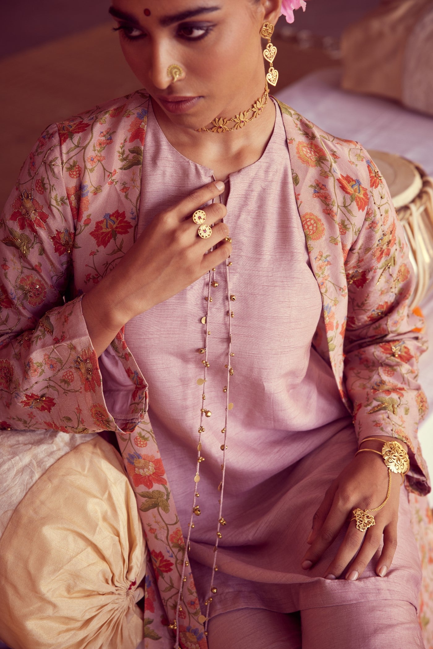 Shikhar kurta and pant Pink Kurta and pants